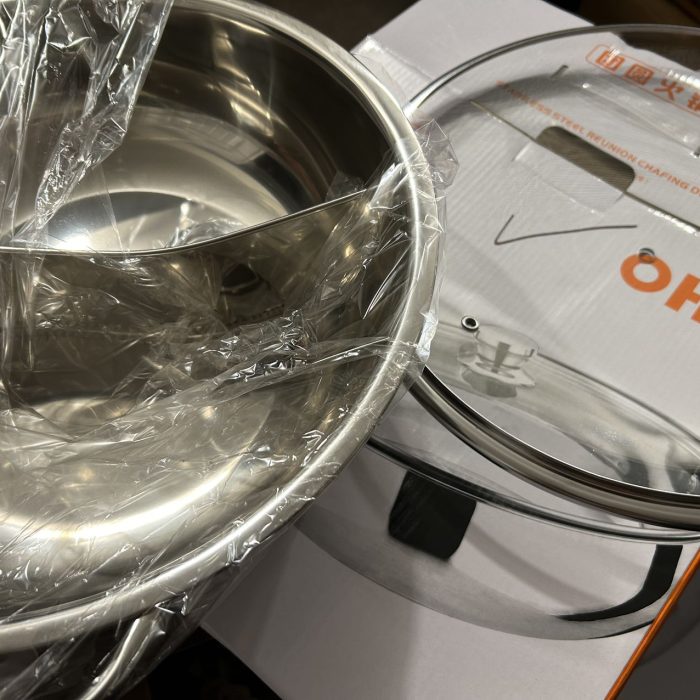 OHO Stainless Steel团圆火锅带盖32cm